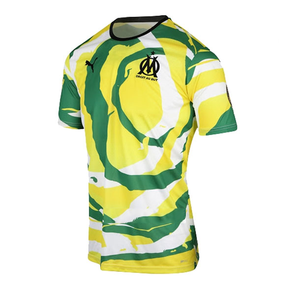 Thailandia Maglia Marseille OM Africa 2021/2022 Bianco Giallo Verde